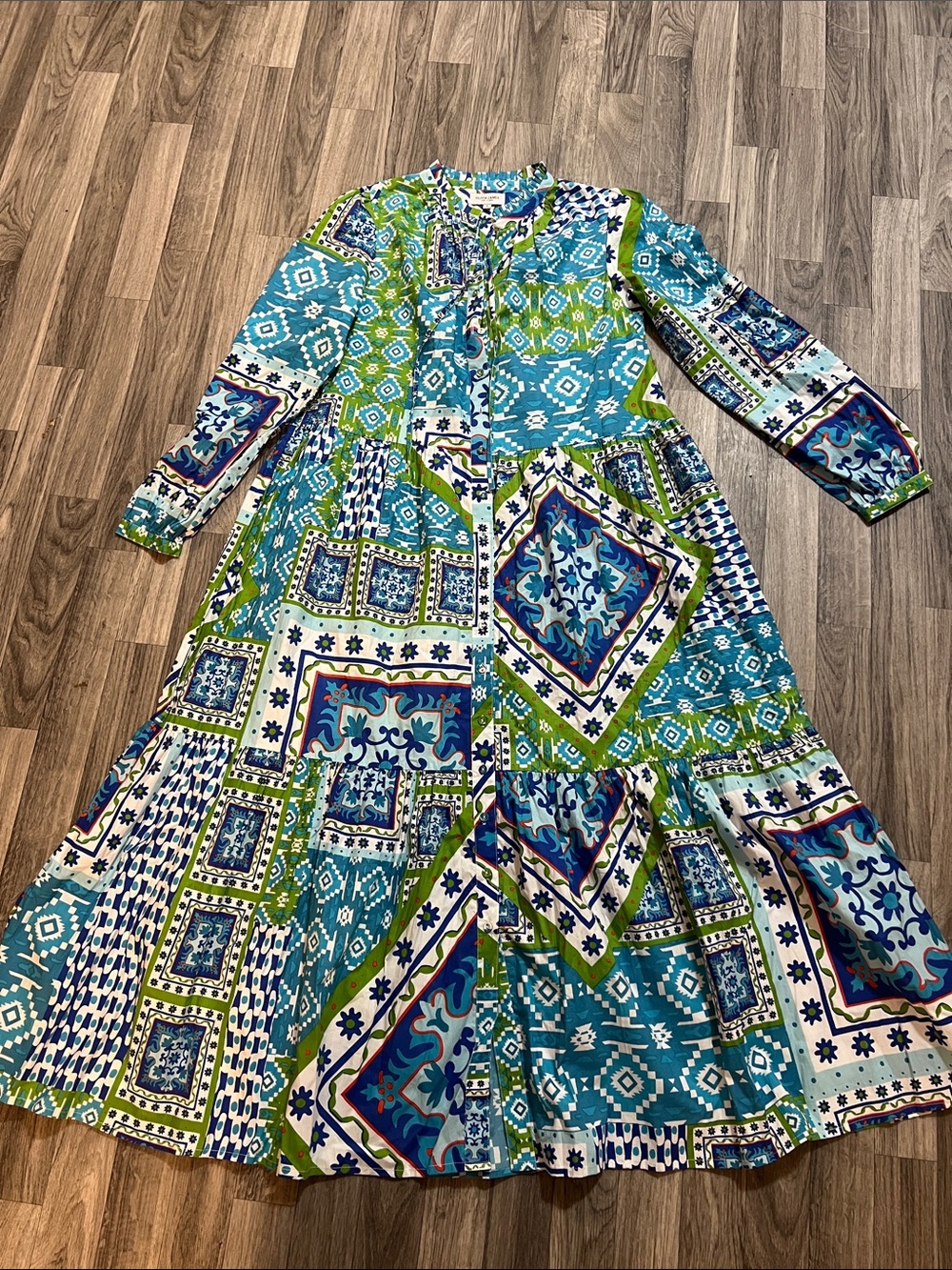EUC Olivia James the Label cotton boho maxi dress